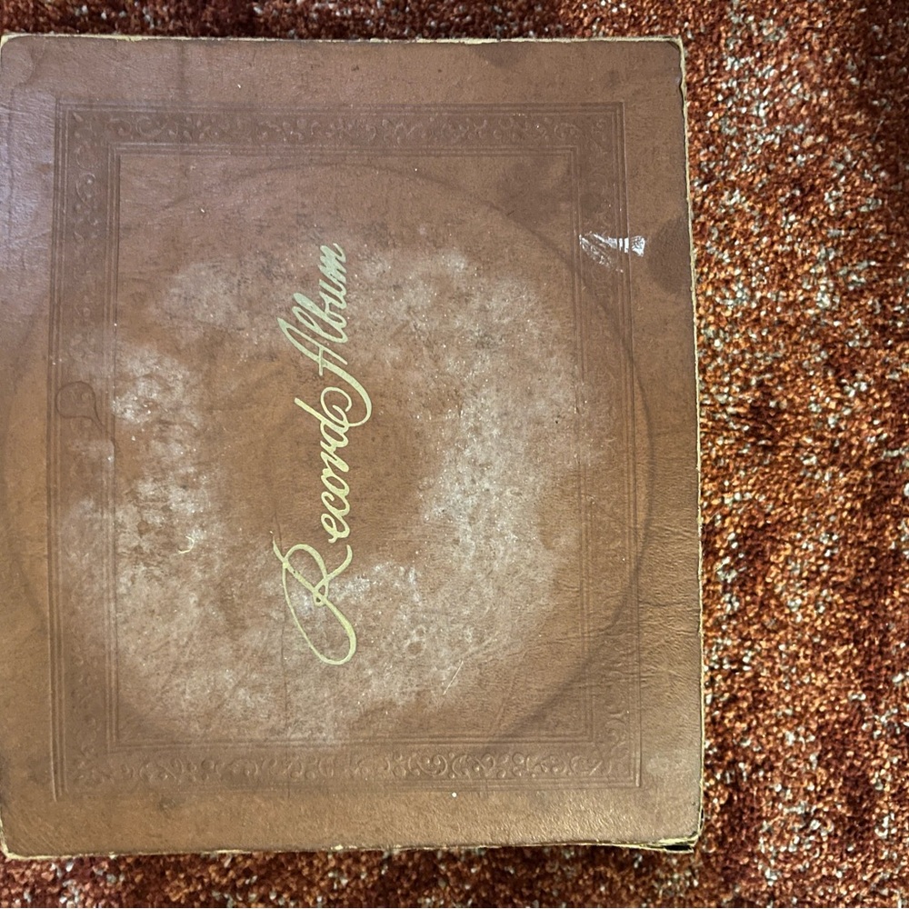 Elegant Brown Record Album Frame
